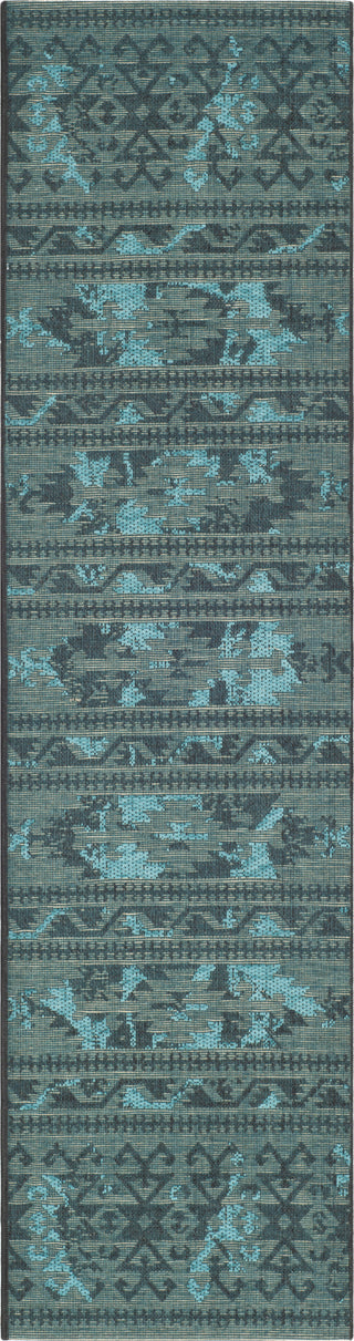 Safavieh Palazzo PAL125 Black/Turquoise Area Rug 