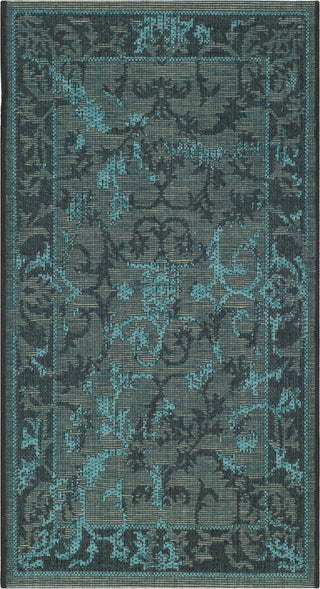 Safavieh Palazzo PAL127 Black/Turquoise Area Rug main image