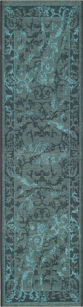 Safavieh Palazzo PAL127 Black/Turquoise Area Rug 