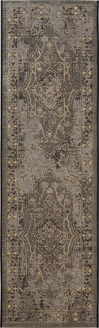 Safavieh Palazzo PAL128 Black/Creme Area Rug 