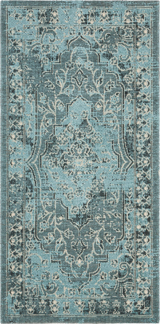 Safavieh Palazzo PAL128 Turquoise/Black Area Rug main image