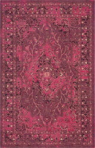 Safavieh Palazzo PAL128 Fuchsia/Black Area Rug 