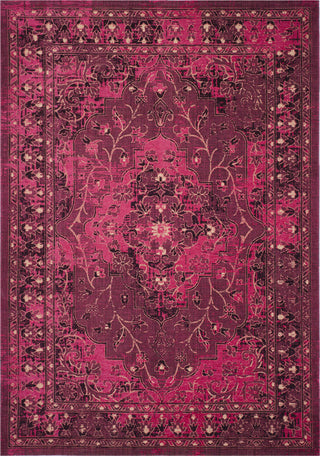 Safavieh Palazzo PAL128 Fuchsia/Black Area Rug 