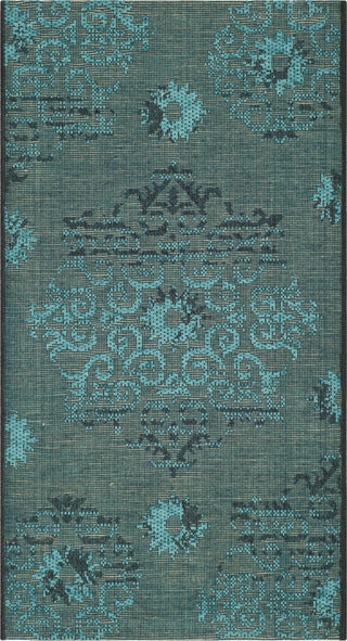 Safavieh Palazzo PAL129 Black/Turquoise Area Rug main image