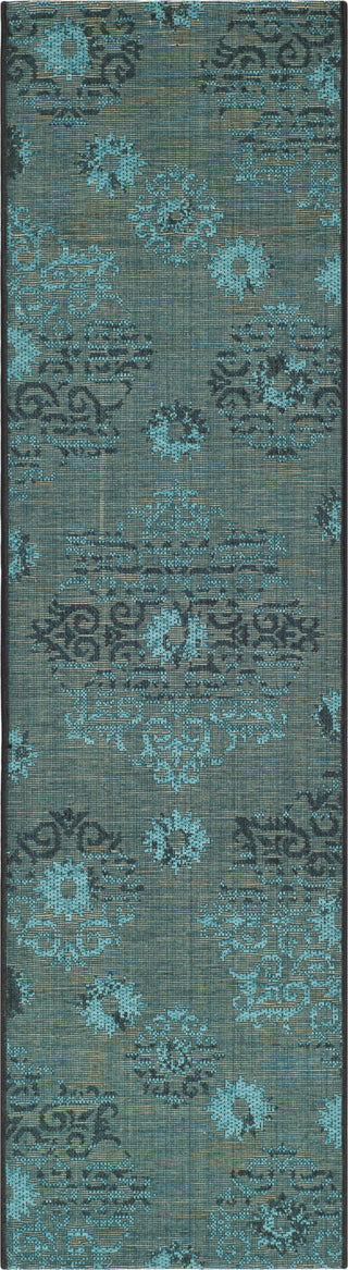 Safavieh Palazzo PAL129 Black/Turquoise Area Rug 