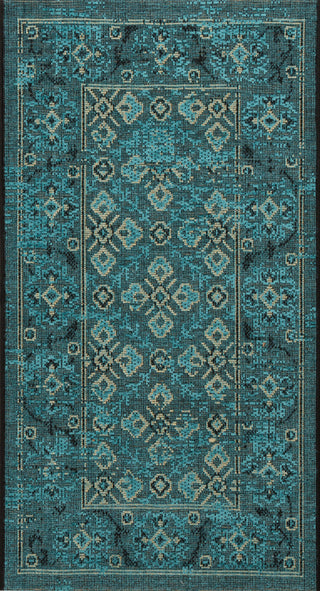 Safavieh Palazzo PAL130 Turquoise/Cream Area Rug main image