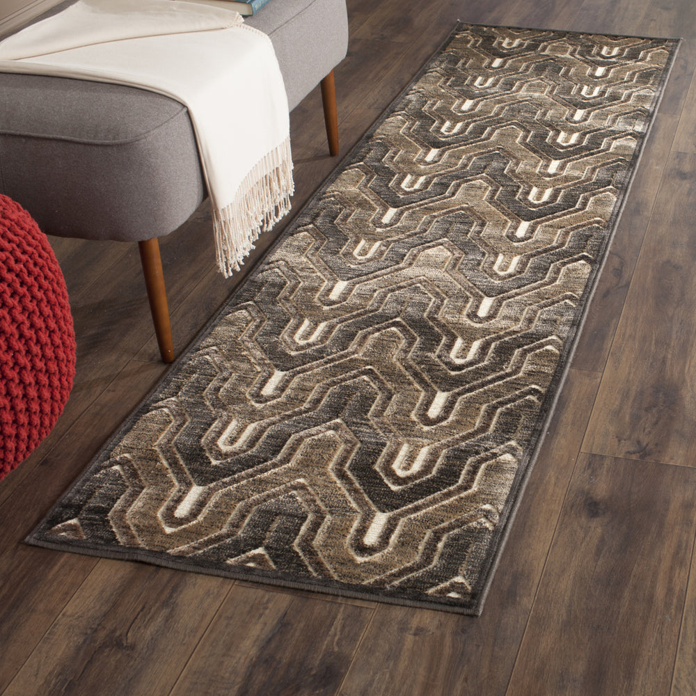 Safavieh Paradise PAR352 Soft Anthracite/Cream Area Rug  Feature