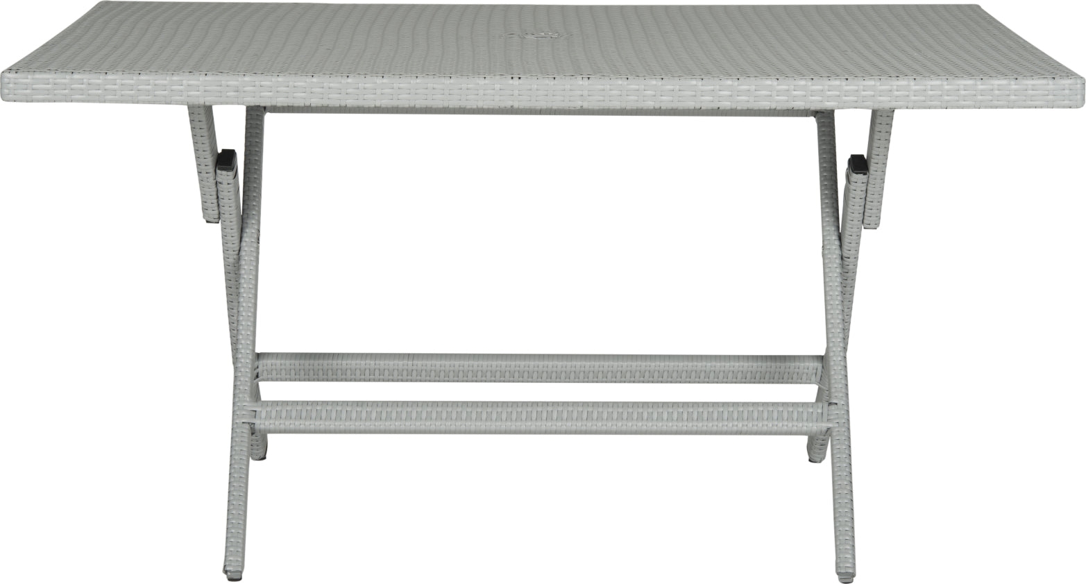Safavieh Dilettie Rectangle Folding Table Grey Furniture main image