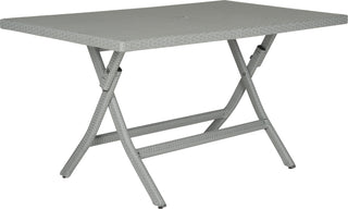 Safavieh Dilettie Rectangle Folding Table Grey Furniture 