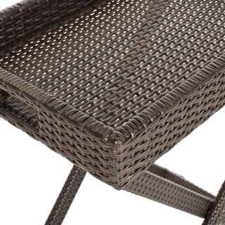 Safavieh Bardia Tray Table Brown Furniture 