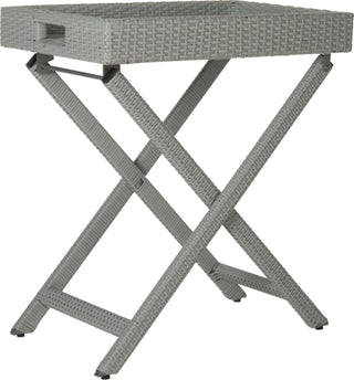 Safavieh Bardia Folding Tray Table Grey Furniture 