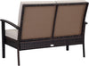 Safavieh Myers 4 Pc Outdoor Set Brown/Sand Furniture 