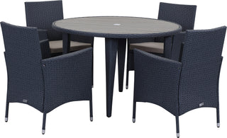 Safavieh Cooley 5 Pc Outdoor Set Titanium/Sand Furniture 