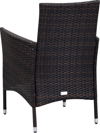 Safavieh Frazier 5 Pc Outdoor Set Brown/Sand Furniture 