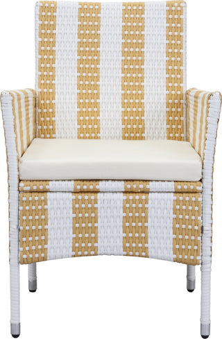 Safavieh Frazier 5 Pc Outdoor Set Gold/White Furniture main image