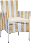 Safavieh Frazier 5 Pc Outdoor Set Gold/White Furniture 