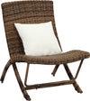 Safavieh Perkins 3 Pc Outdoor Set Brown Furniture 