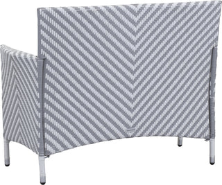 Safavieh Figueroa 4 Pc Outdoor Set Grey/White Furniture 