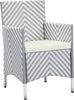 Safavieh Figueroa 4 Pc Outdoor Set Grey/White Furniture 