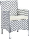 Safavieh Figueroa 4 Pc Outdoor Set Grey/White Furniture 