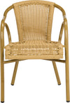 Safavieh Dagny Stacking Arm Chair Natural/Light Brown Furniture main image