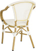 Safavieh Karine Stacking Arm Chair Beige Furniture 