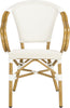 Safavieh Karine Stacking Arm Chair Beige Furniture main image