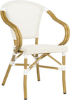 Safavieh Karine Stacking Arm Chair Beige Furniture 