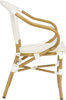 Safavieh Karine Stacking Arm Chair Beige Furniture 