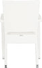 Safavieh Kelda Stacking Arm Chair White Furniture 