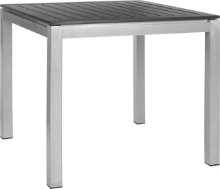 Safavieh Onika Square Dining Table Black/Grey Furniture 