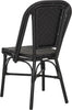 Safavieh Daria Stacking Side Chair Black Furniture 