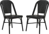 Safavieh Daria Stacking Side Chair Black Furniture 