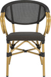 Safavieh Burke Stacking Arm Chair Black Furniture main image