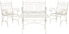 Safavieh Leah 4 Piece Set Antique White Furniture 