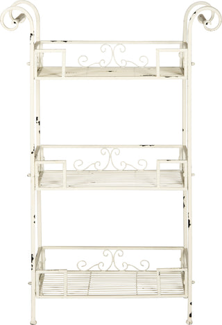 Safavieh Noreen 3 Tier Shelf Antique White Furniture main image