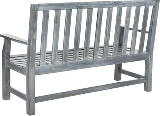 Safavieh Indaka Bench Ash Grey Furniture 