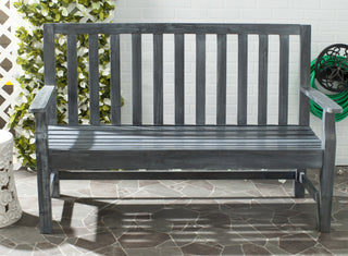 Safavieh Indaka Bench Ash Grey Furniture  Feature