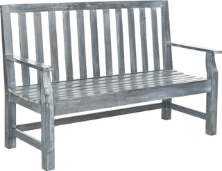 Safavieh Indaka Bench Ash Grey Furniture 