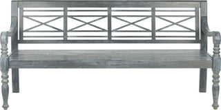 Safavieh Karoo Bench Ash Grey Furniture main image