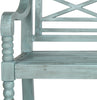 Safavieh Karoo Bench Beach House Blue Furniture 