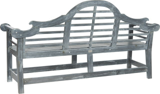 Safavieh Khara Bench Ash Grey Furniture 