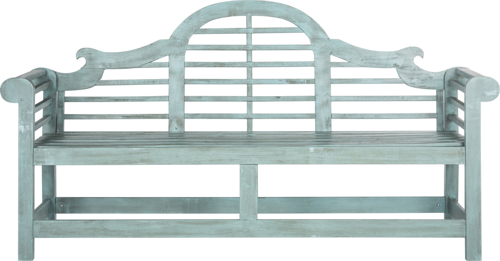 Safavieh Khara Bench Beach House Blue Furniture main image