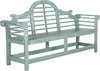 Safavieh Khara Bench Beach House Blue Furniture 