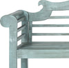 Safavieh Khara Bench Beach House Blue Furniture 