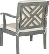 Safavieh Bradbury 4pc Outdoor Living Set Ash Grey/Beige Furniture 