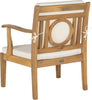 Safavieh Montclair 4pc Outdoor Living Set Teak Brown/Beige Furniture 
