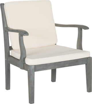 Safavieh Montclair 4pc Outdoor Living Set Ash Grey/Beige Furniture 