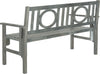 Safavieh Piedmont Folding Bench Ash Grey Furniture 