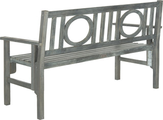 Safavieh Piedmont Folding Bench Ash Grey Furniture 